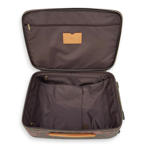 Monogram Jungle Dots Brown Luggage in Canvas, Gold hardware