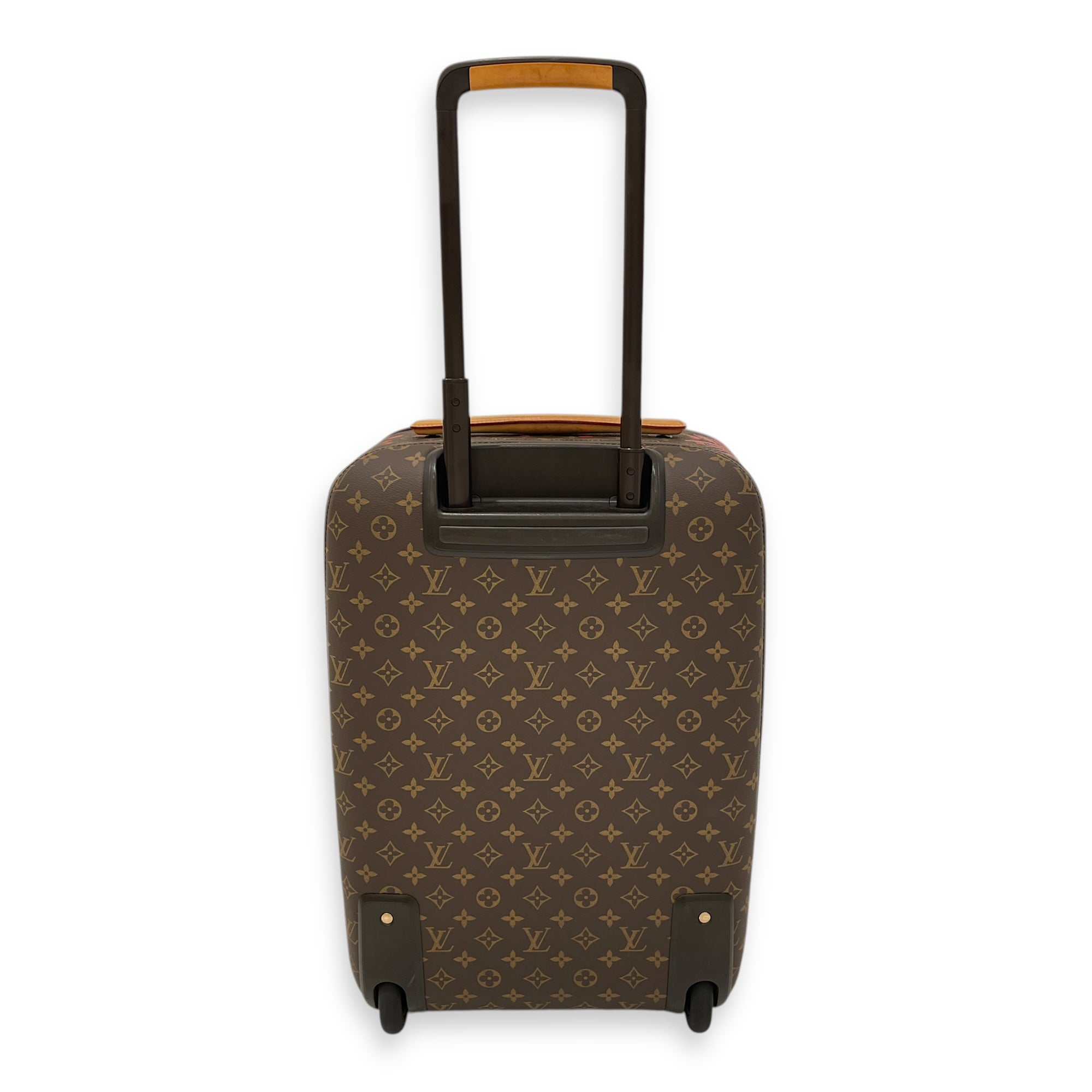 Monogram Jungle Dots Brown Luggage in Canvas, Gold hardware