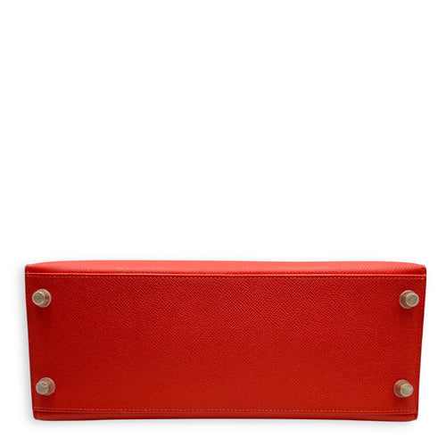 Sellier Kelly 28 Capucine in Epsom, Gold hardware