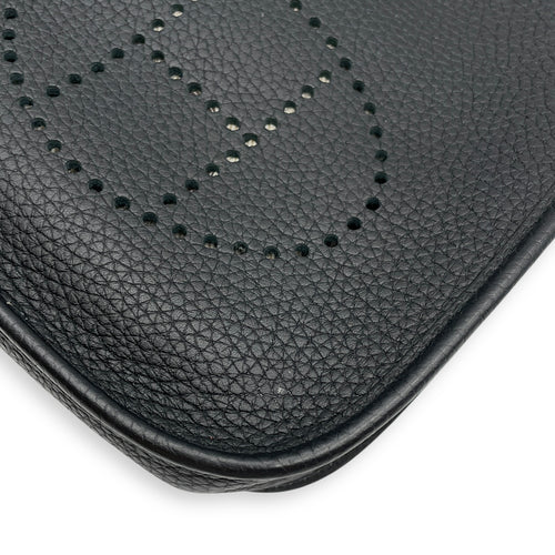 Evelyne Mini Black in Clemence, Gold hardware