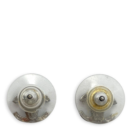 CC Stud Silver Hardware Earrings
