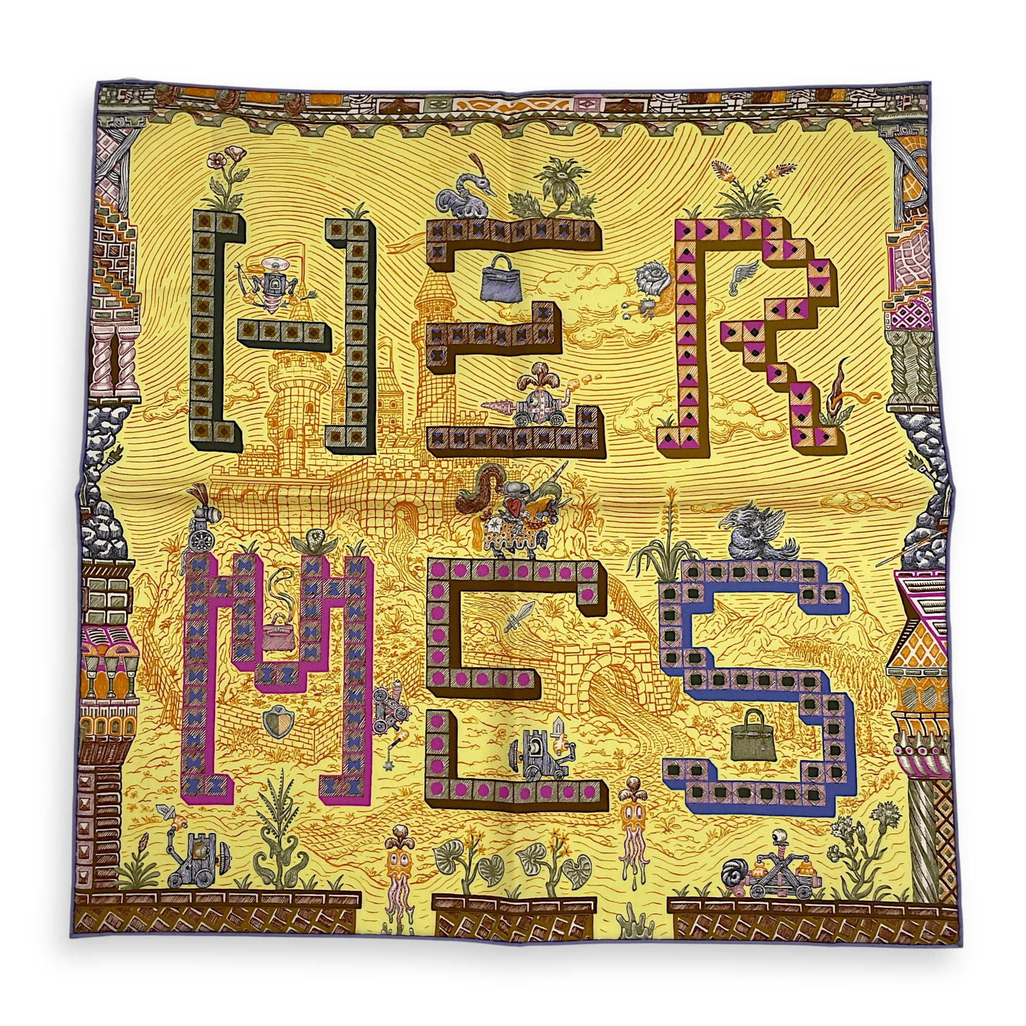 Super Silk Quest 45 Multi-colour Scarf