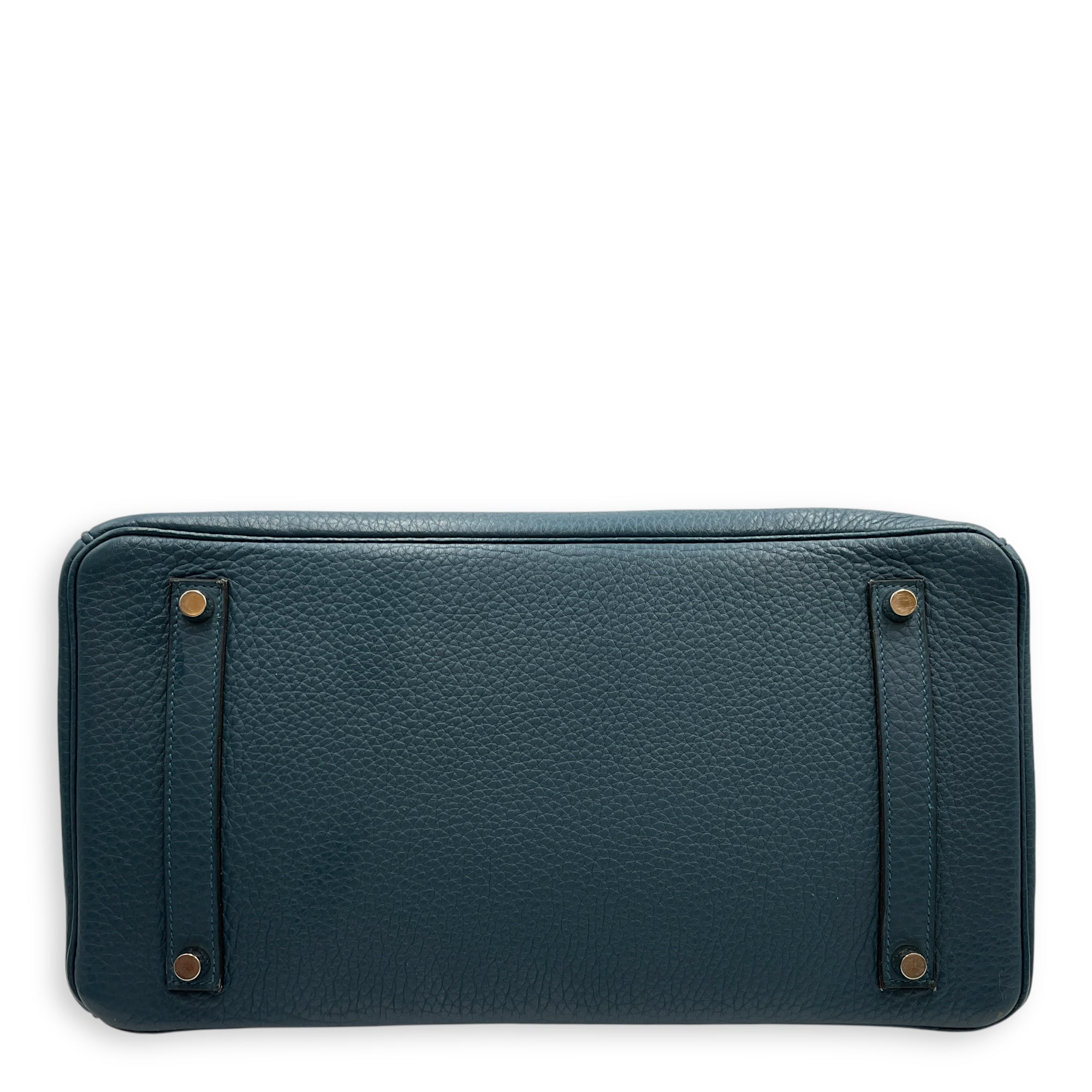 Birkin 35 Blue De Galice in Clemence, Palladium hardware