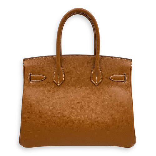 Birkin 30 Gold in Epsom, Palladium hardware