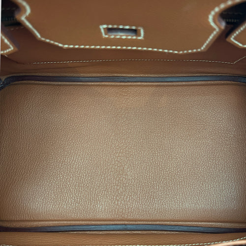 Birkin 30 Gold in Epsom, Palladium hardware