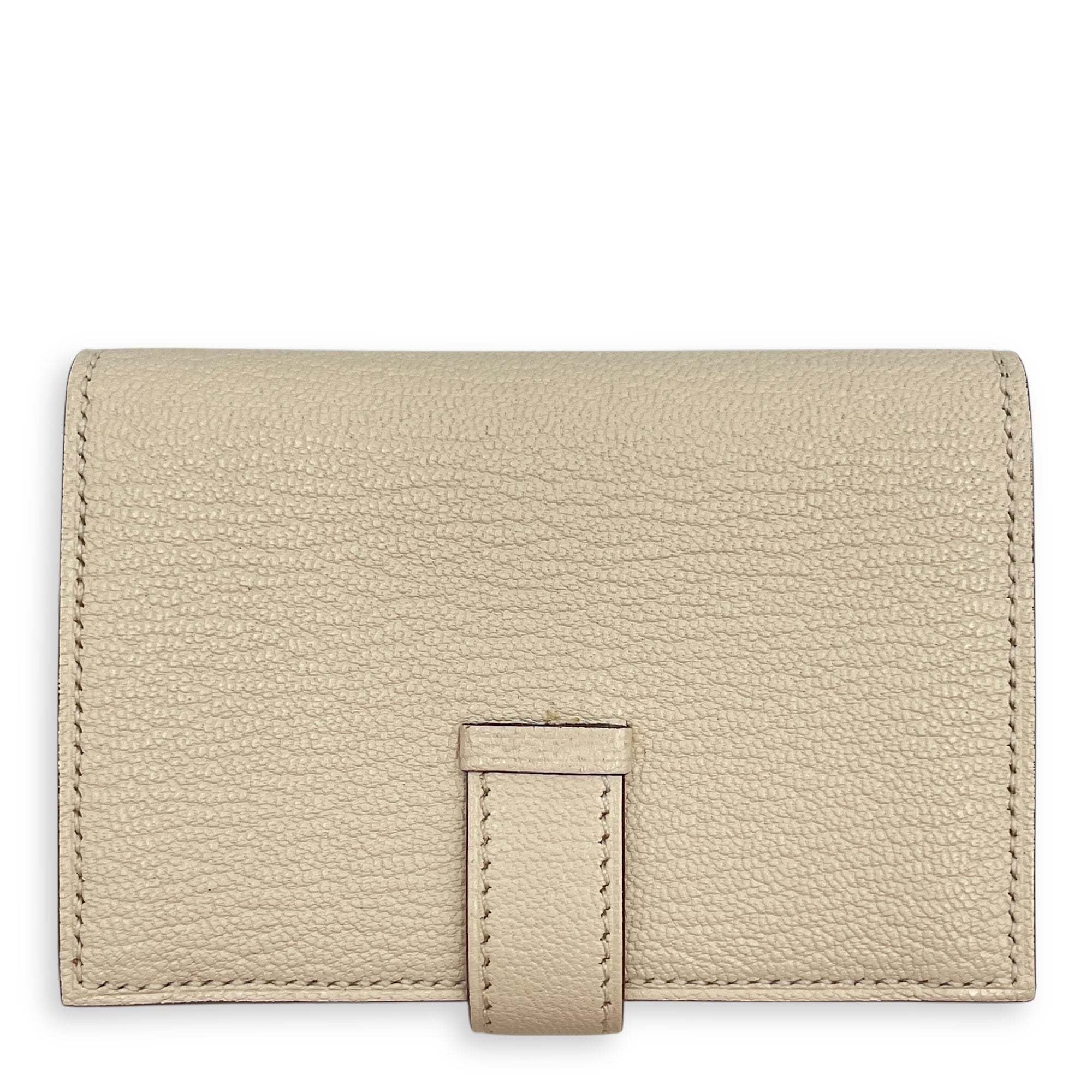 Bearn Mini Nata Wallet in Chevre Mysore, Gold hardware