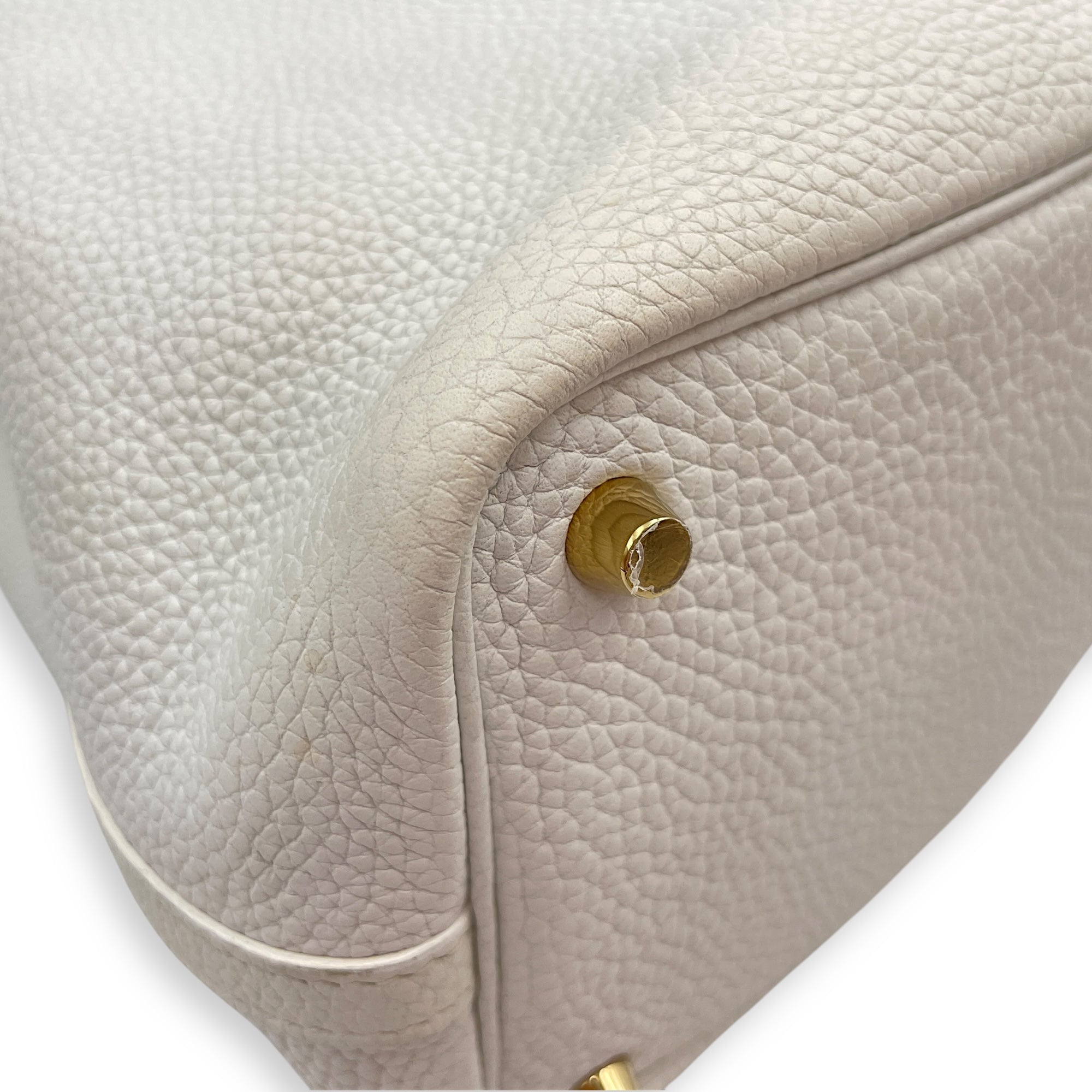 Picotin 18 White in Clemence, Gold hardware