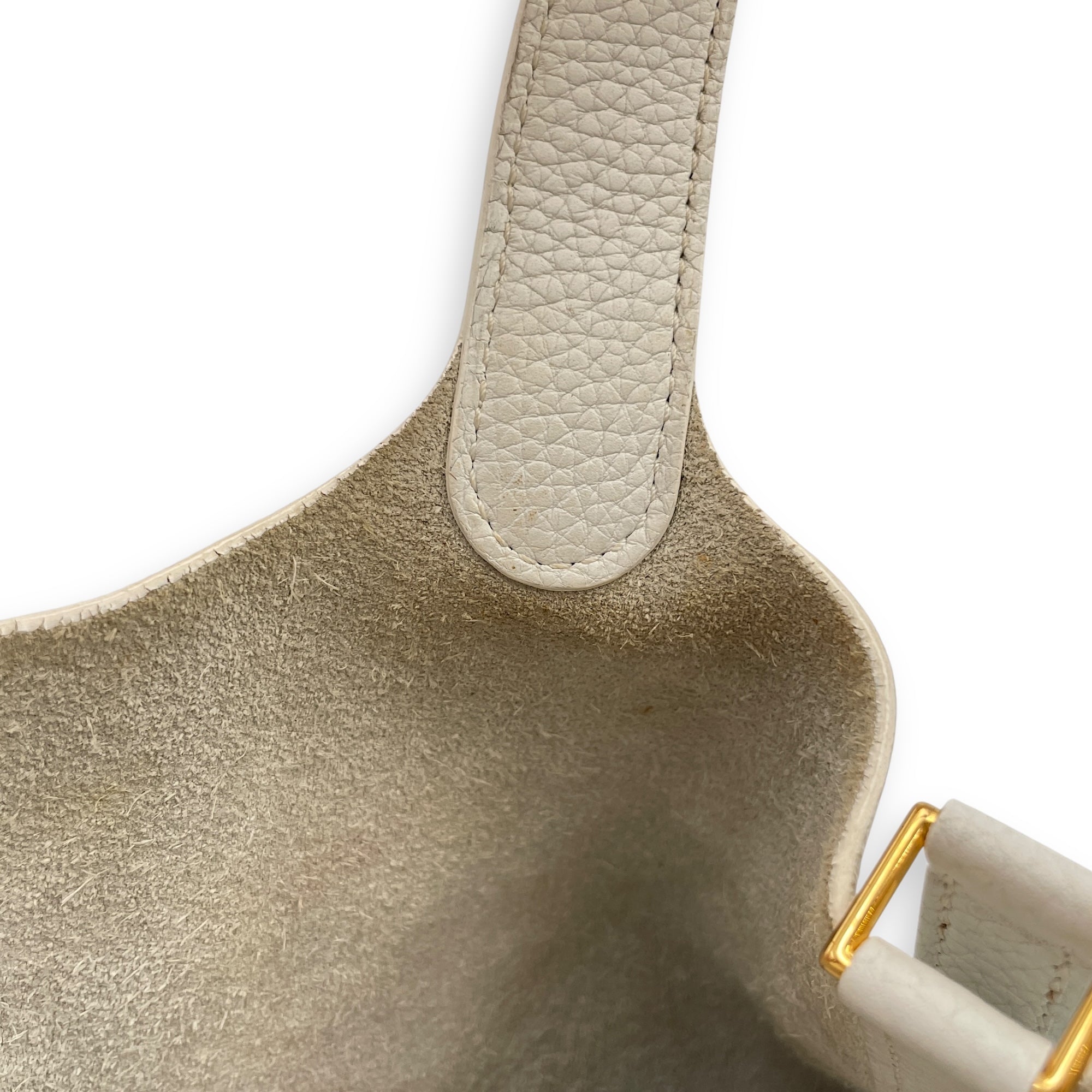 Picotin 18 White in Clemence, Gold hardware