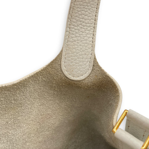 Picotin 18 White in Clemence, Gold hardware