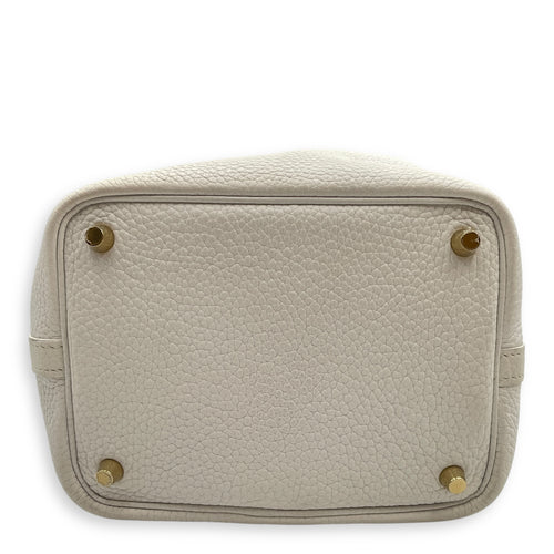 Picotin 18 White in Clemence, Gold hardware