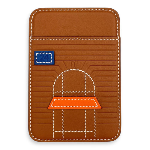"Faubourg" Magsafe Gold Card Holder in Swift