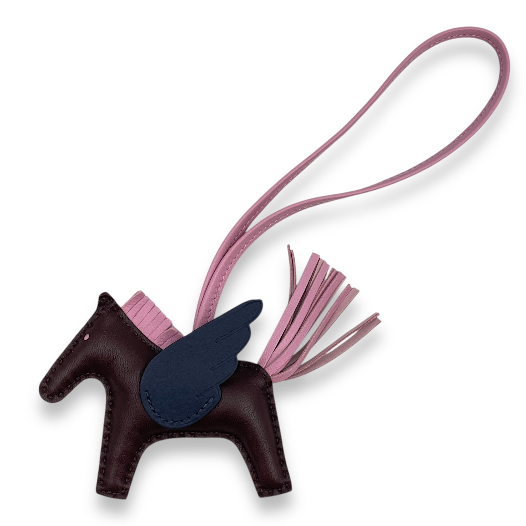 Pegasus PM Rouge Sellier/Mauve Sylvestre Charm in Milo/Swift