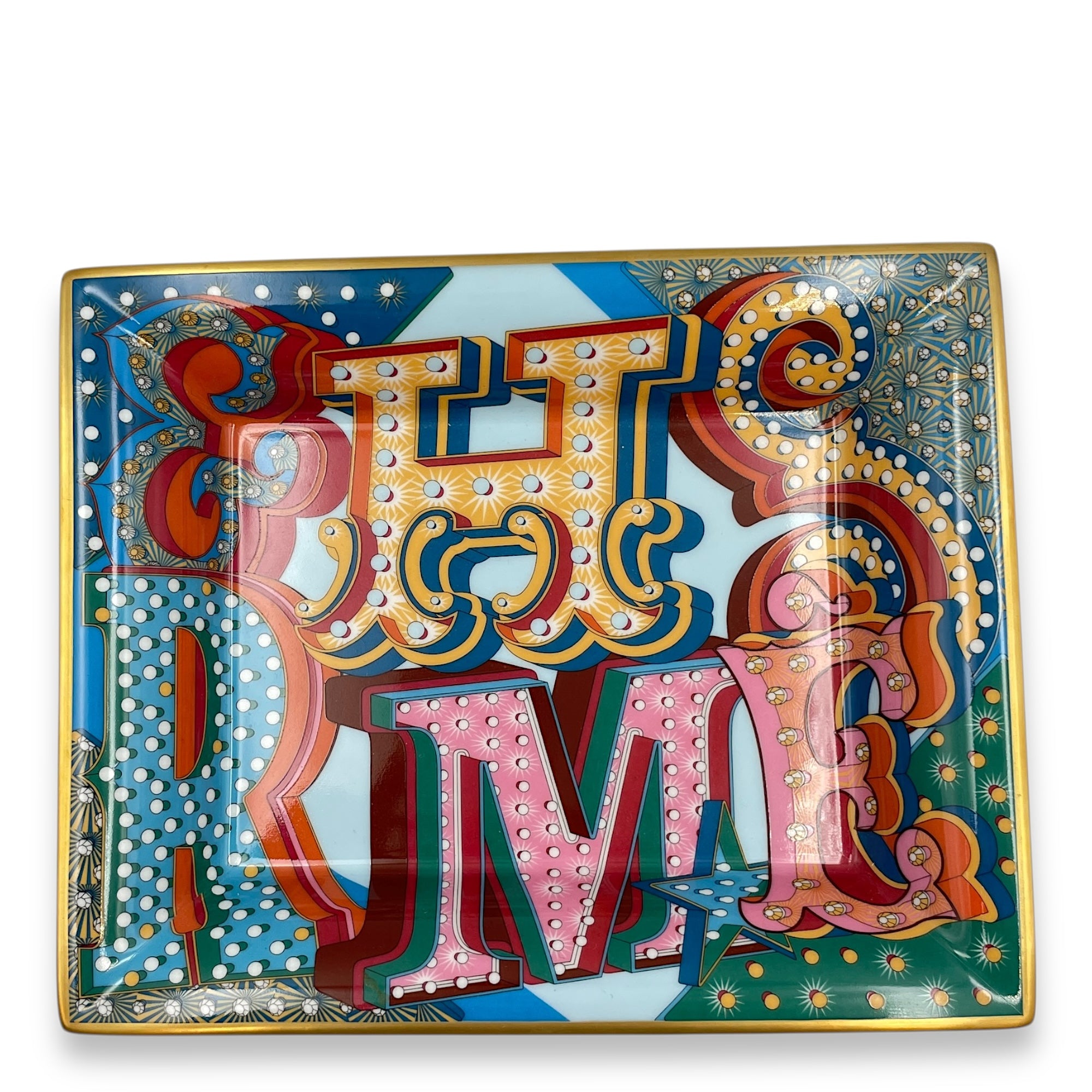 Electrique Change Tray, Gold hardware