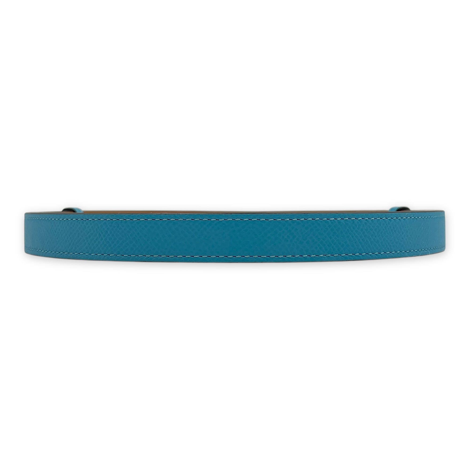 Kelly 18 Blue Paradise Belt in Epsom, Palladium hardware