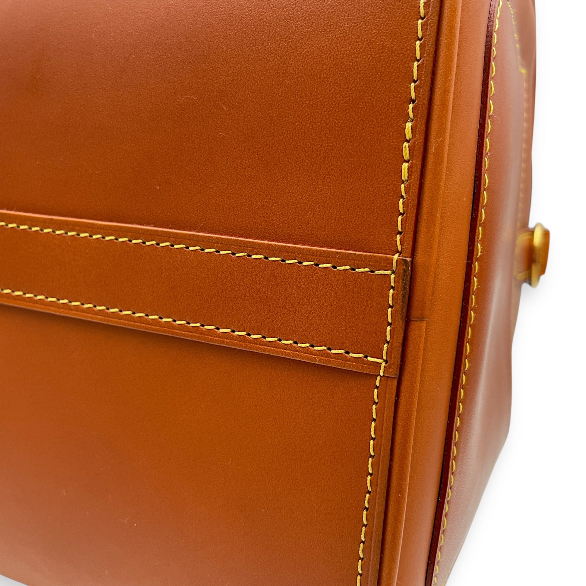 Keepall Bandouliere 45cm Brown Shoulder Bag in Nomad, Gold hardware