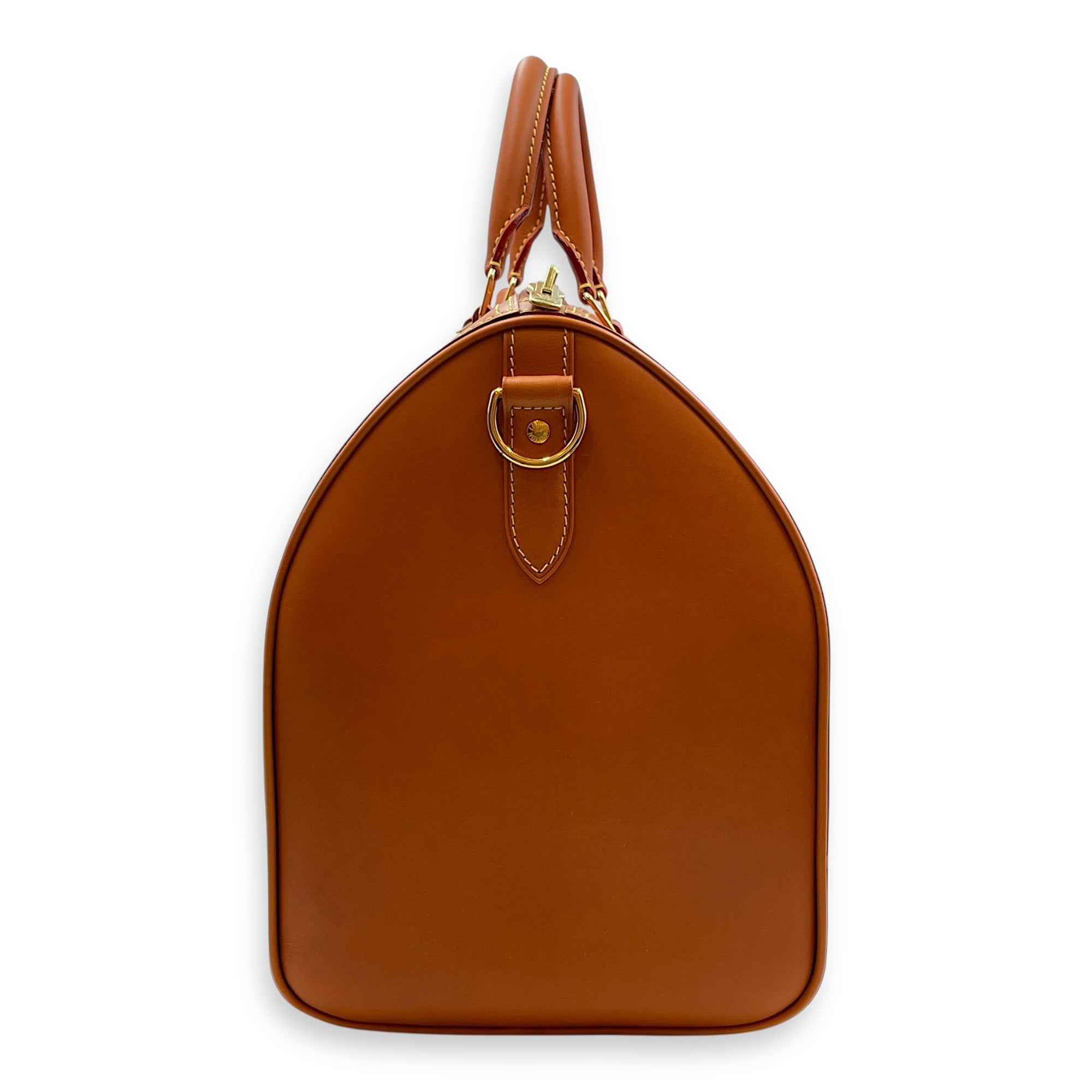 Keepall Bandouliere 45cm Brown Shoulder Bag in Nomad, Gold hardware