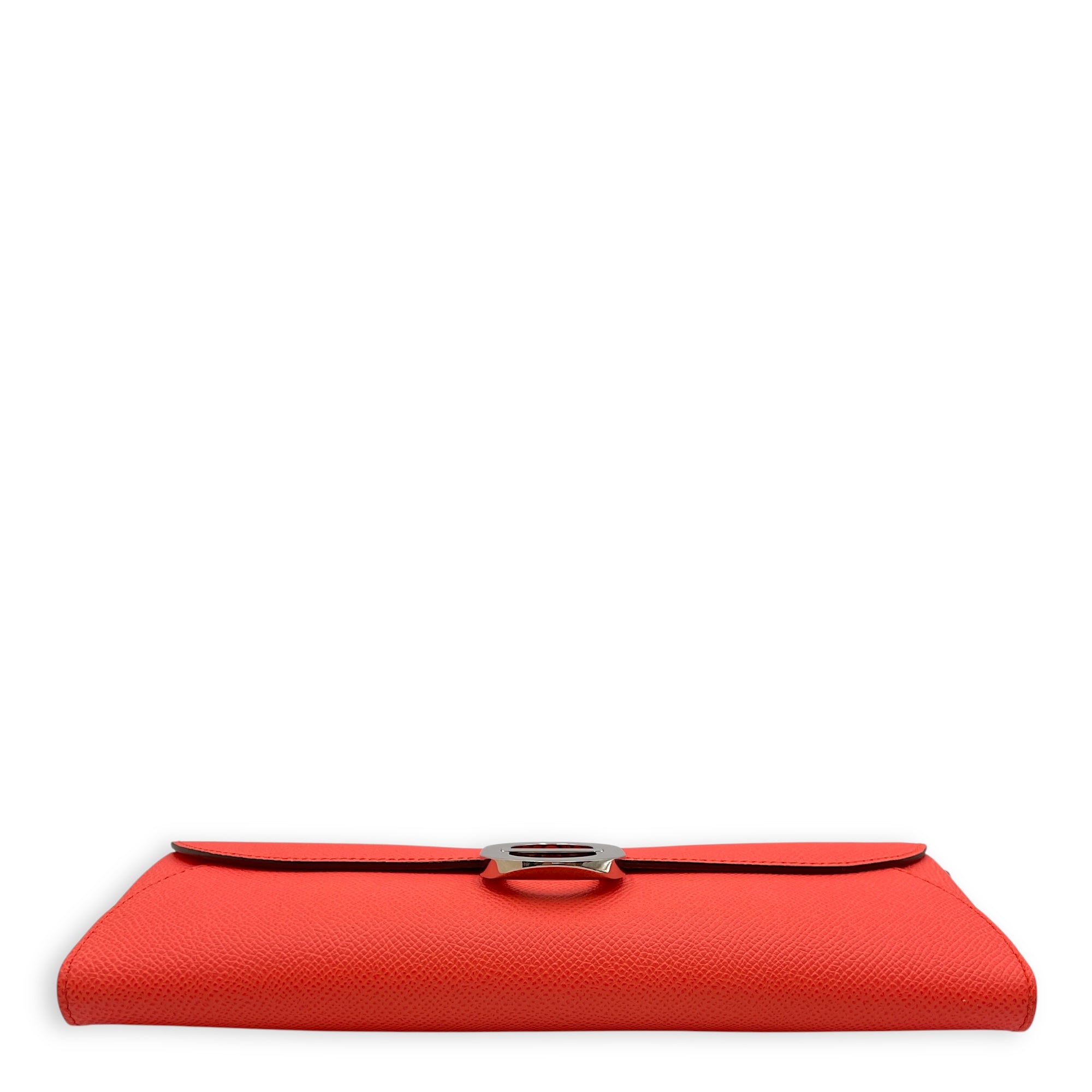 Maillon To Go Rose Texas Wallet On Chain in Epsom Palladium hardware