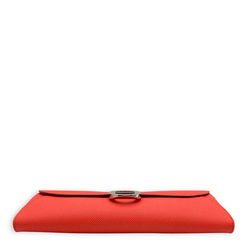 Maillon To Go Rose Texas Wallet On Chain in Epsom Palladium hardware