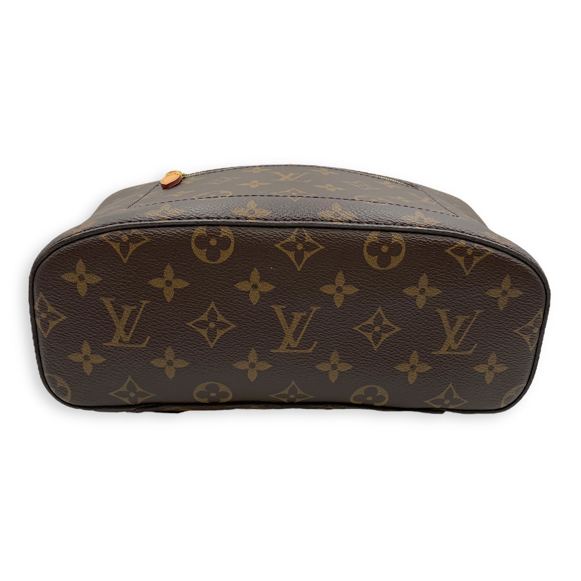 Monogram Montsouris Brown Backpack in Canvas, Gold hardware