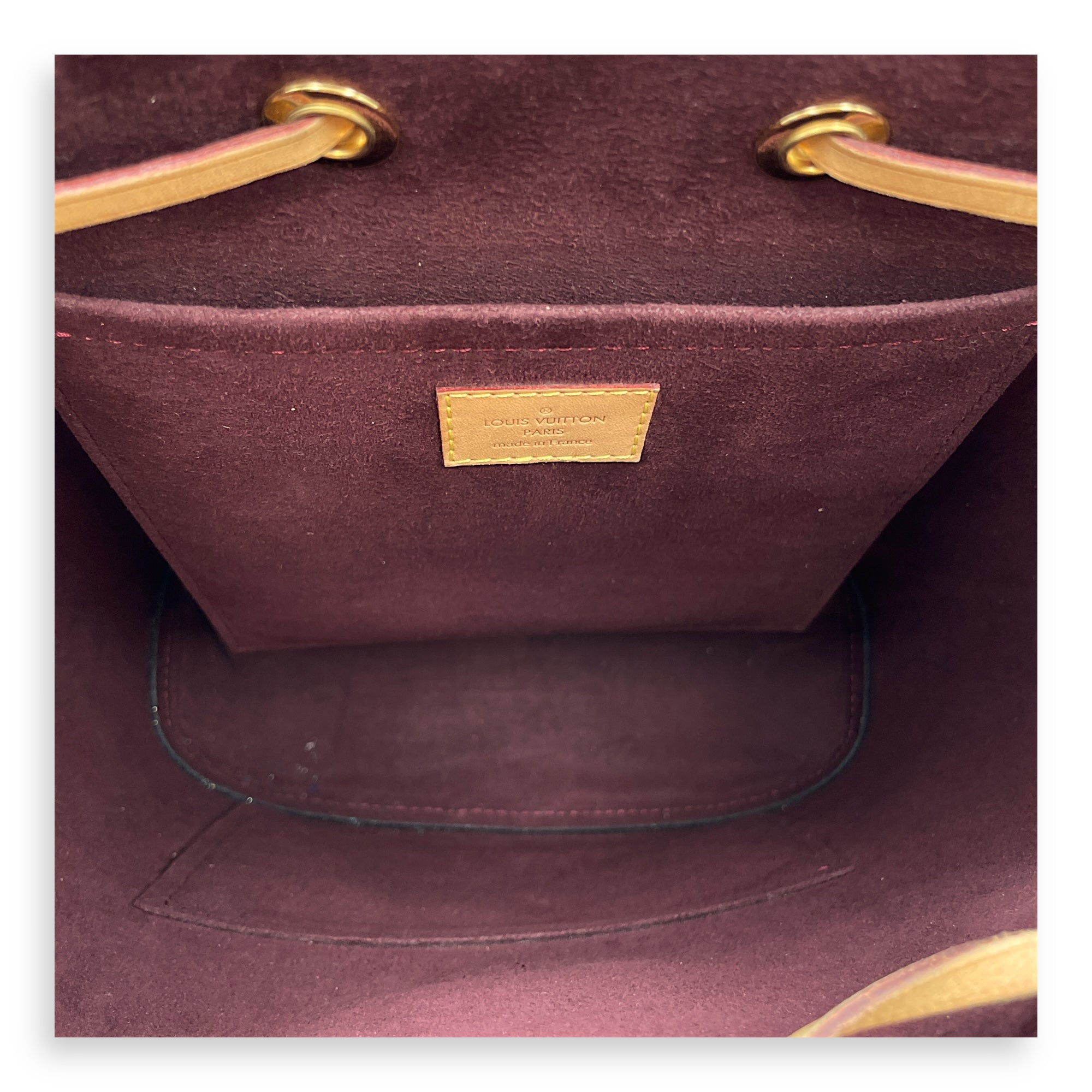 Monogram Montsouris Brown Backpack in Canvas, Gold hardware