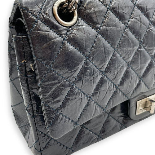 Reissue Others Blue Double Flap Bag in Distressed Leather Ruthenium hardware CL2507-14362 10