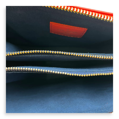 Coussin PM Rouge Shoulder Bag in Lambskin, Gold hardware