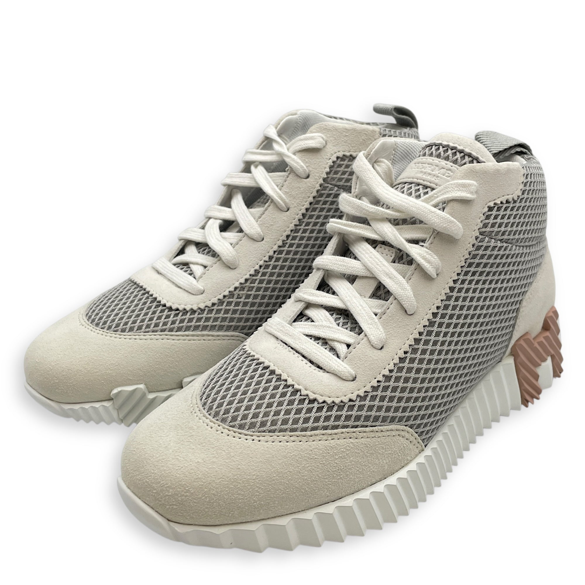 Hip-Hop 37.5 Gris Lulea Sneakers in Mesh