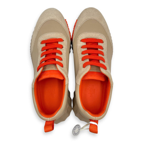 Bouncing  39 Beige Sneakers in Suede Leather
