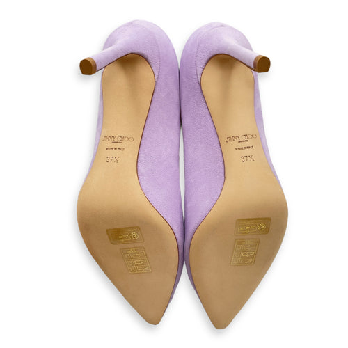Romy 85 Suede 37.5 Purple Heels