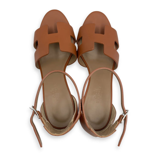 Legend 36.5 Gold Sandals in Calfskin