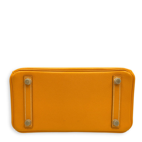 Candy Birkin 25 Jaune d'or/Potiron in Epsom Permabrass hardware