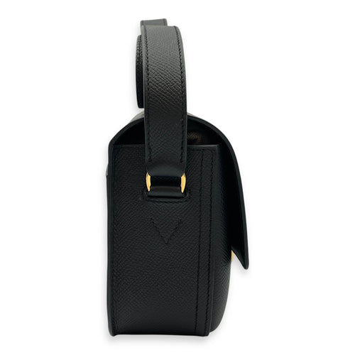 Della Cavalleria Elan Black in Epsom, Gold hardware
