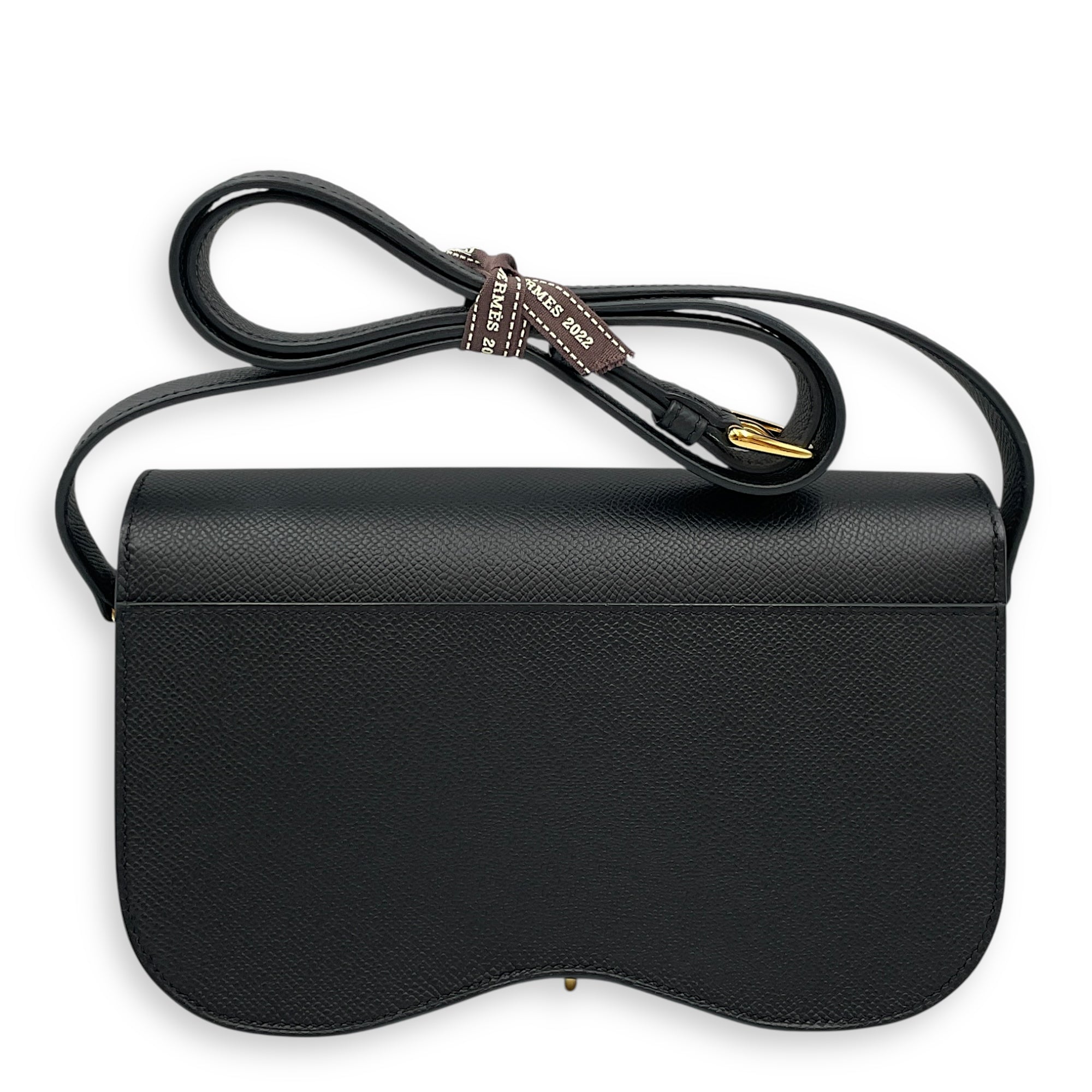 Della Cavalleria Elan Black in Epsom, Gold hardware