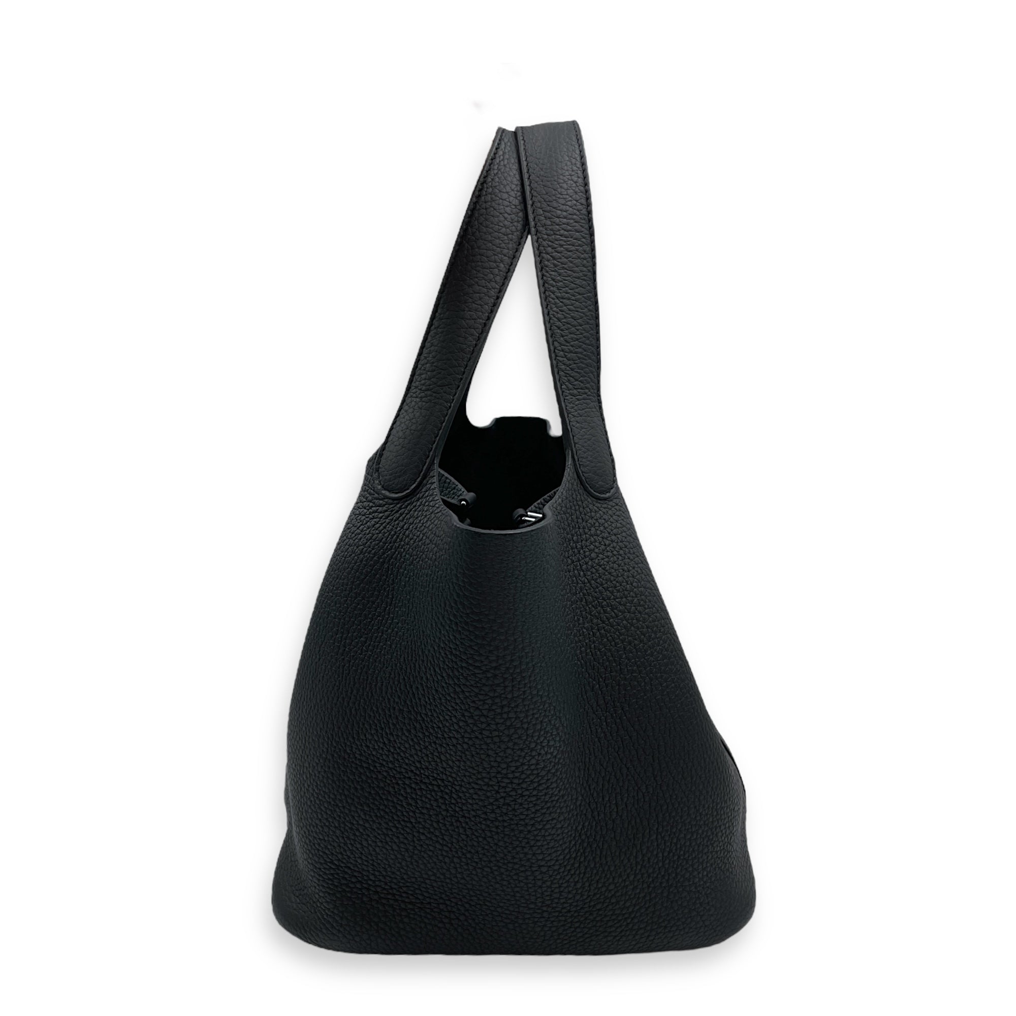 Picotin 22 Black in Clemence, Palladium hardware