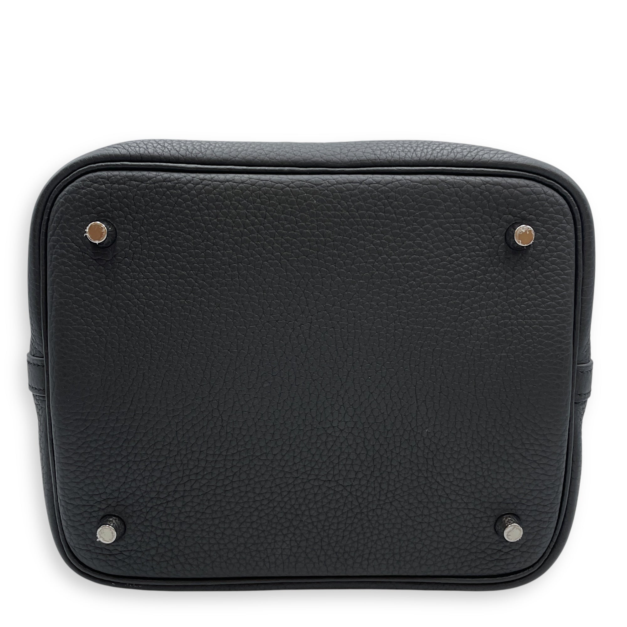 Picotin 22 Black in Clemence, Palladium hardware