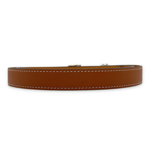 Mini Clou 20 90 Gold/Mauve Pale Belt in Swift, Palladium hardware