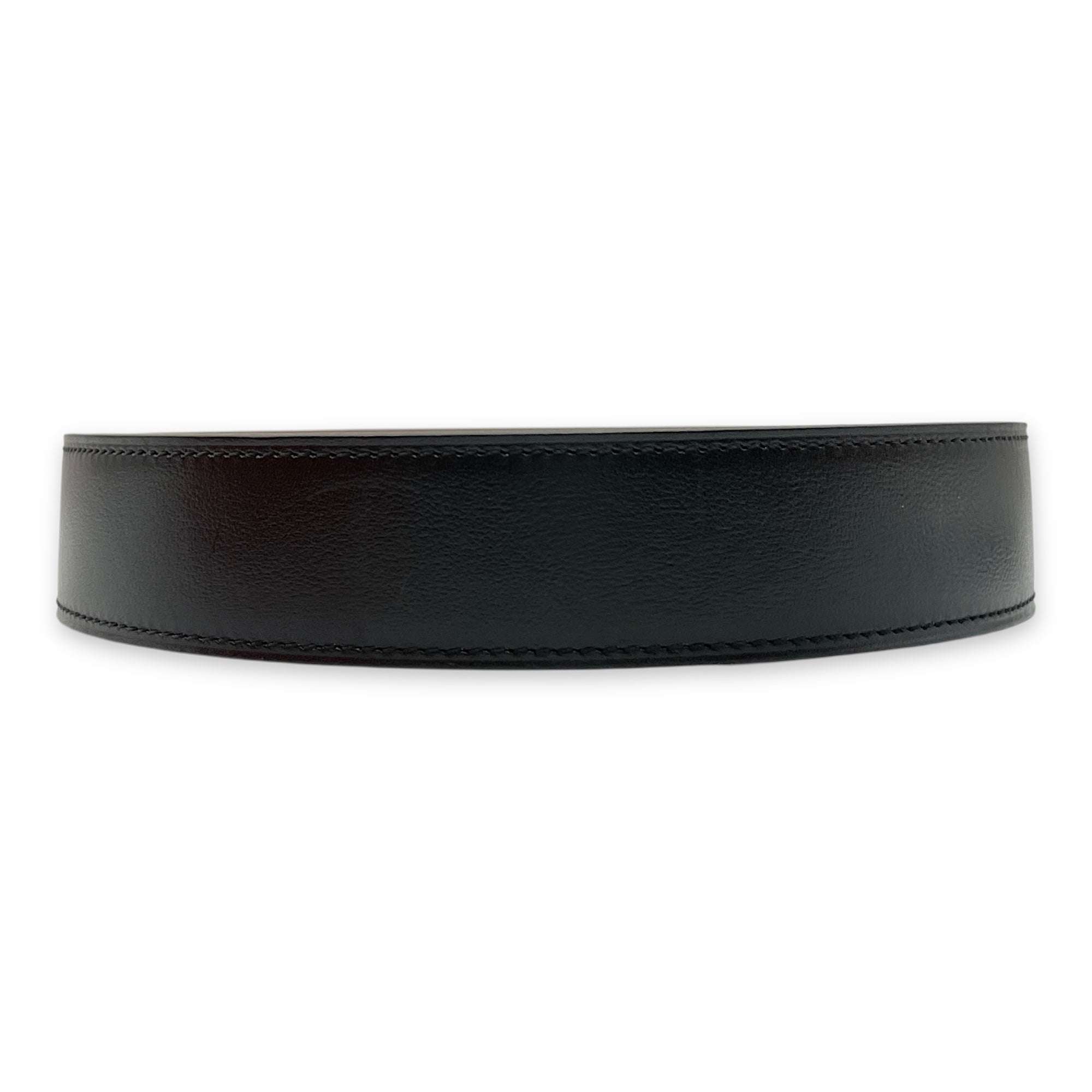 Odyssee Kit 32mm by 90cm Noir/Gold Belt in Togo/Box Palladium hardware CL2508-14905 2
