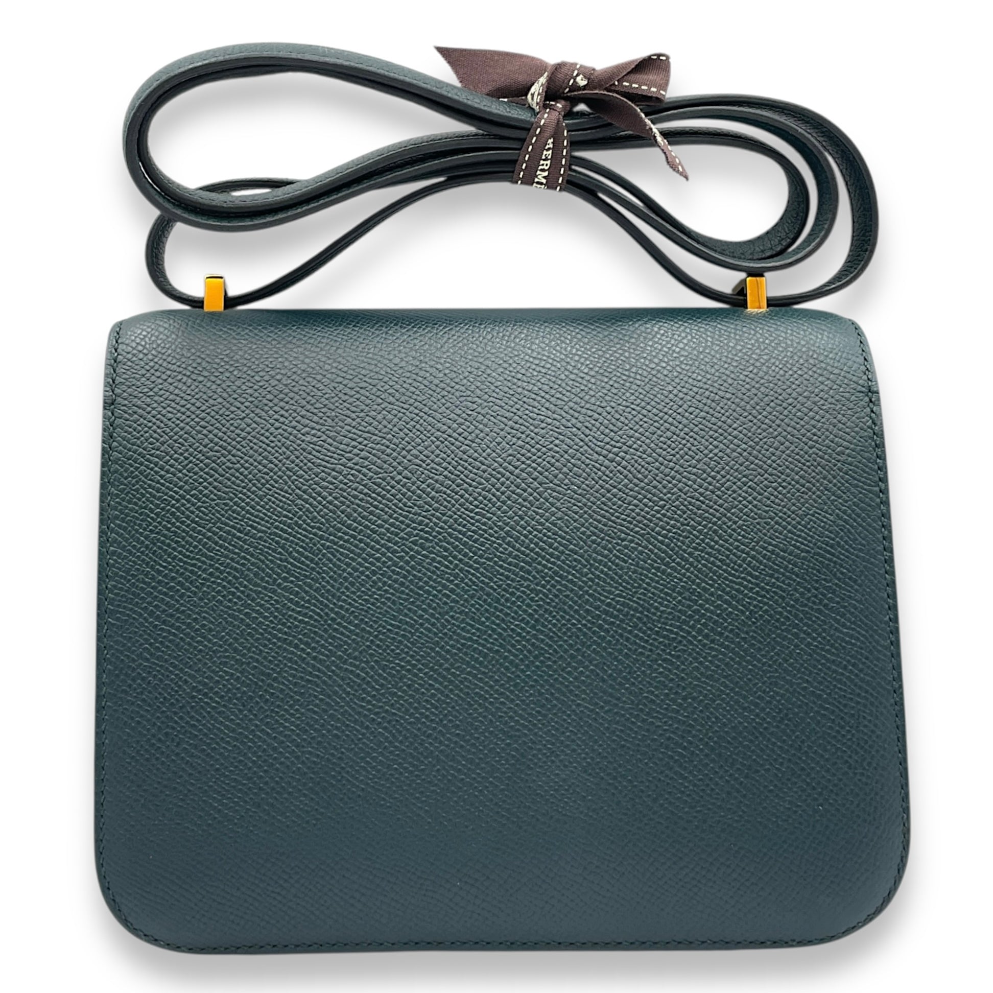 Constance 18 Blue Indigo in Epsom, Gold hardware