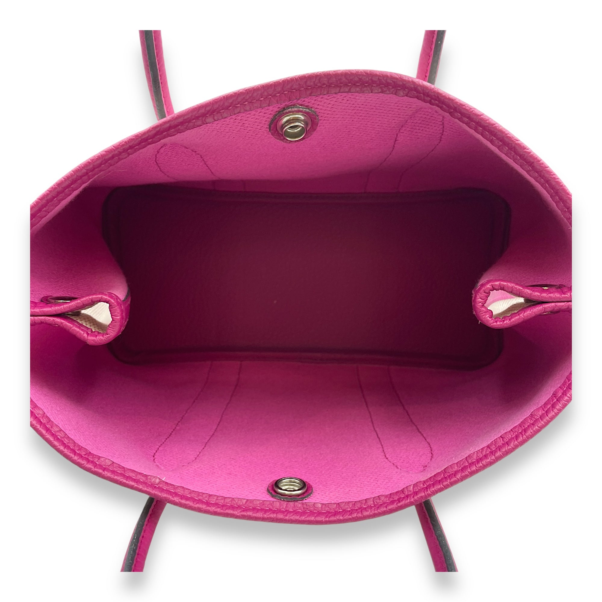 Garden Party 30 Rose Pourpre/Ecru-Rose Pourpre in Toile/Vache Country, Palladium hardware