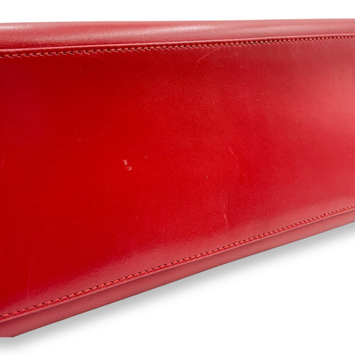 Sellier Kelly 28 Rouge Vif in Box Gold hardware
