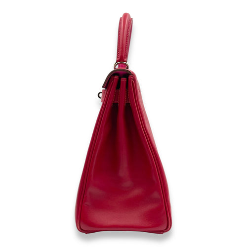 SoFlash Kelly 28 Rubis/Rose Tyrien in Tadelakt, Ruthenium hardware