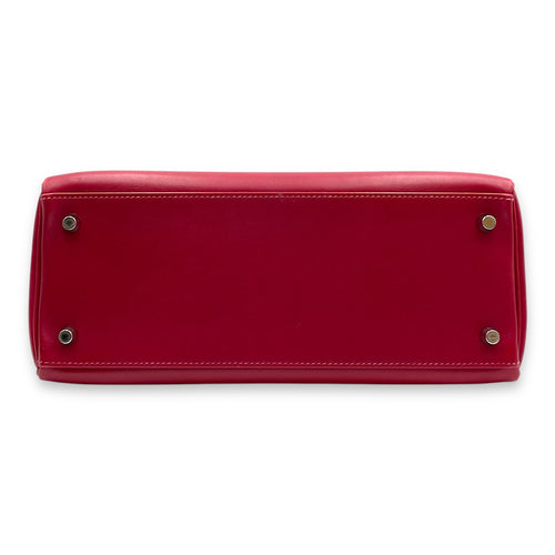SoFlash Kelly 28 Rubis/Rose Tyrien in Tadelakt, Ruthenium hardware