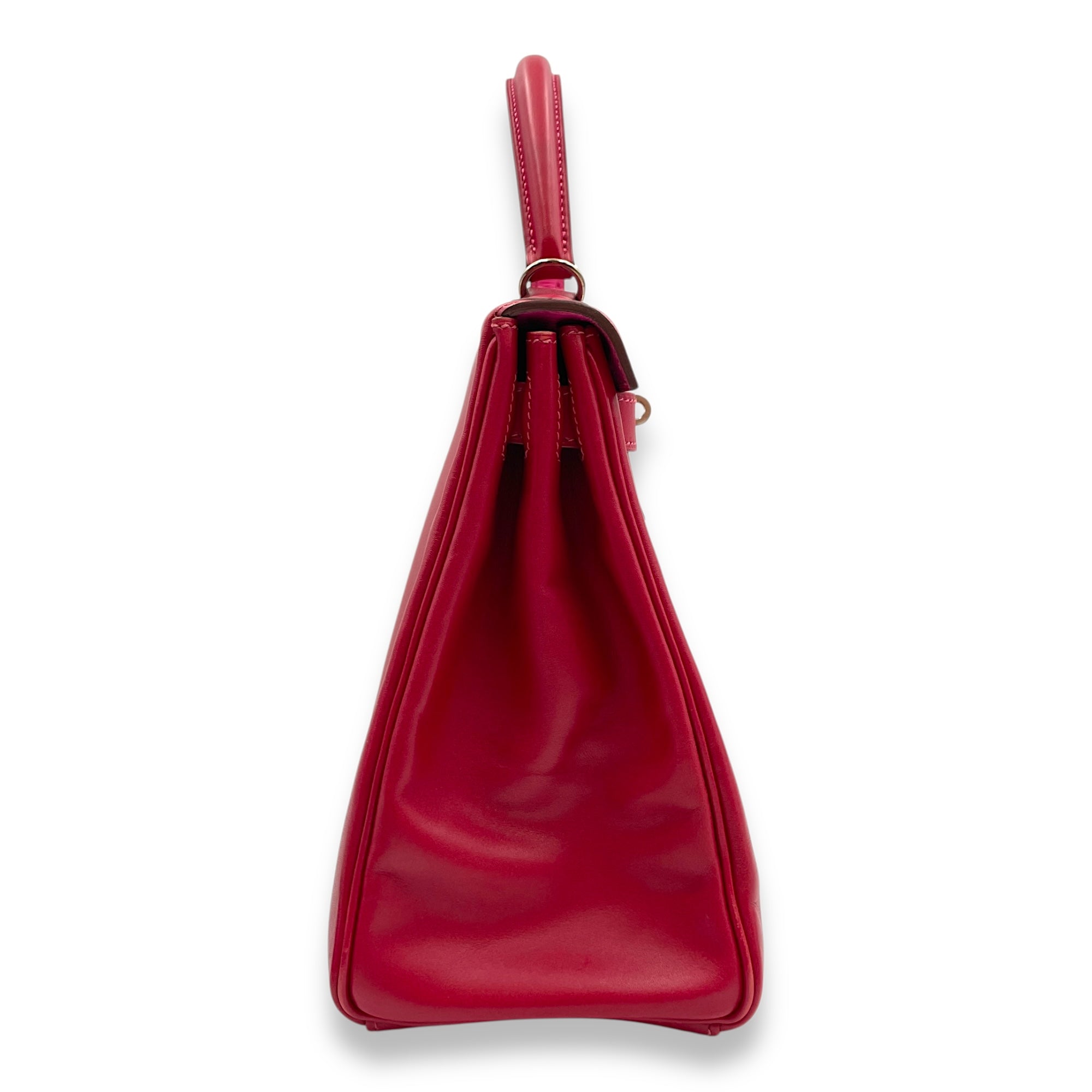 SoFlash Kelly 28 Rubis/Rose Tyrien in Tadelakt, Ruthenium hardware