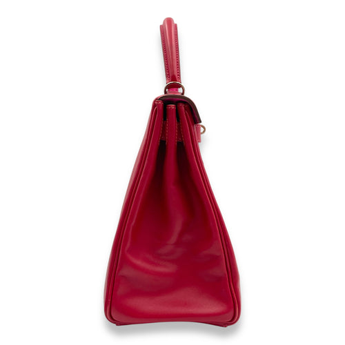 SoFlash Kelly 28 Rubis/Rose Tyrien in Tadelakt, Ruthenium hardware