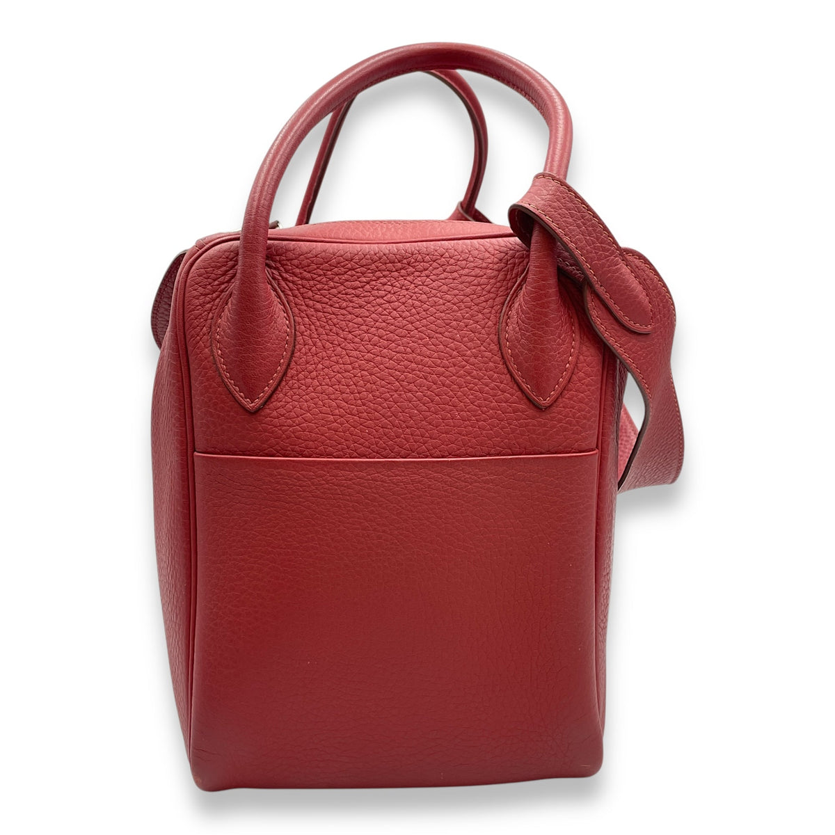 Lindy 34 Rouge Garance in Clemence Palladium hardware