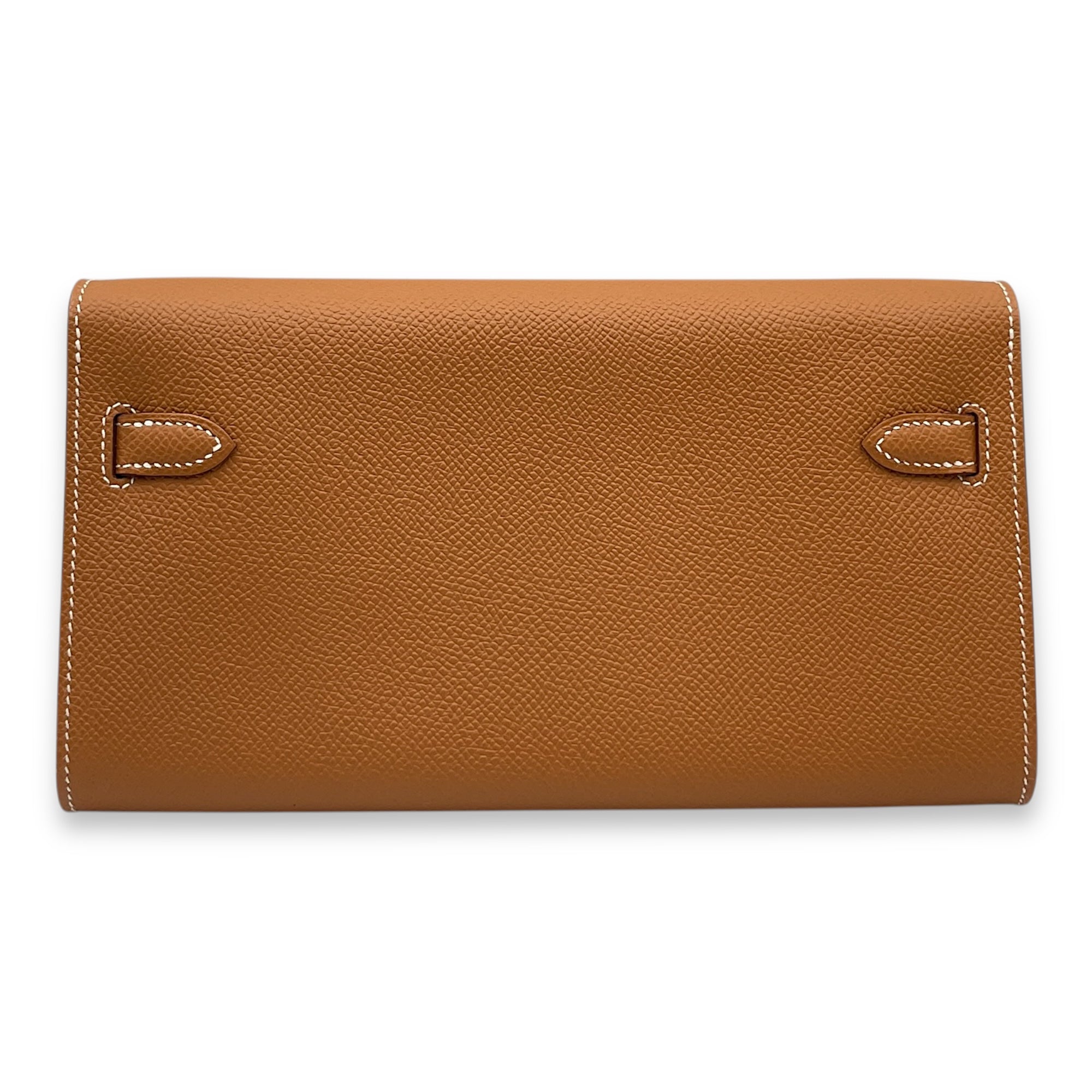 Kelly To Go Gold Crossbody Bag in Epsom, Gold hardware