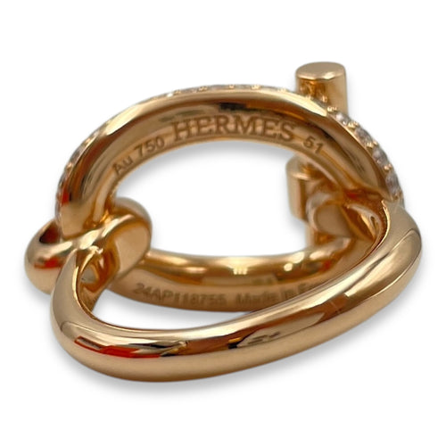 Adage 51 Ring in Rose Gold Hardware
