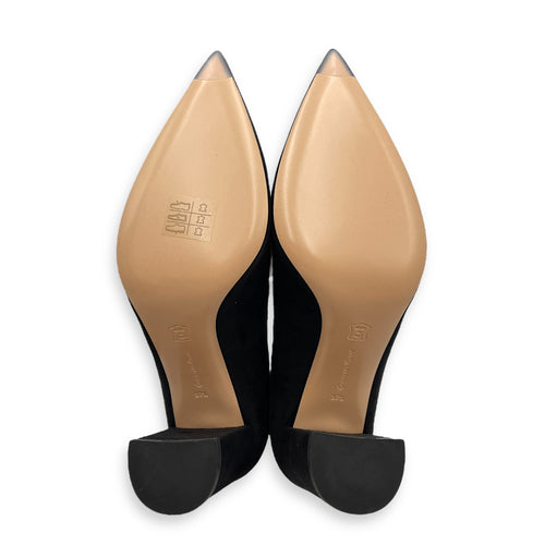 Piper 37.5 Black Pumps in Suede Leather