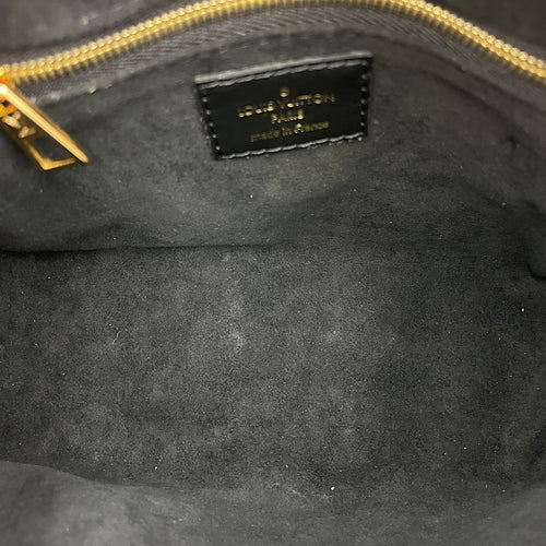 Malle Souple Petite Monogram Shoulder Bag in Canvas, Gold hardware