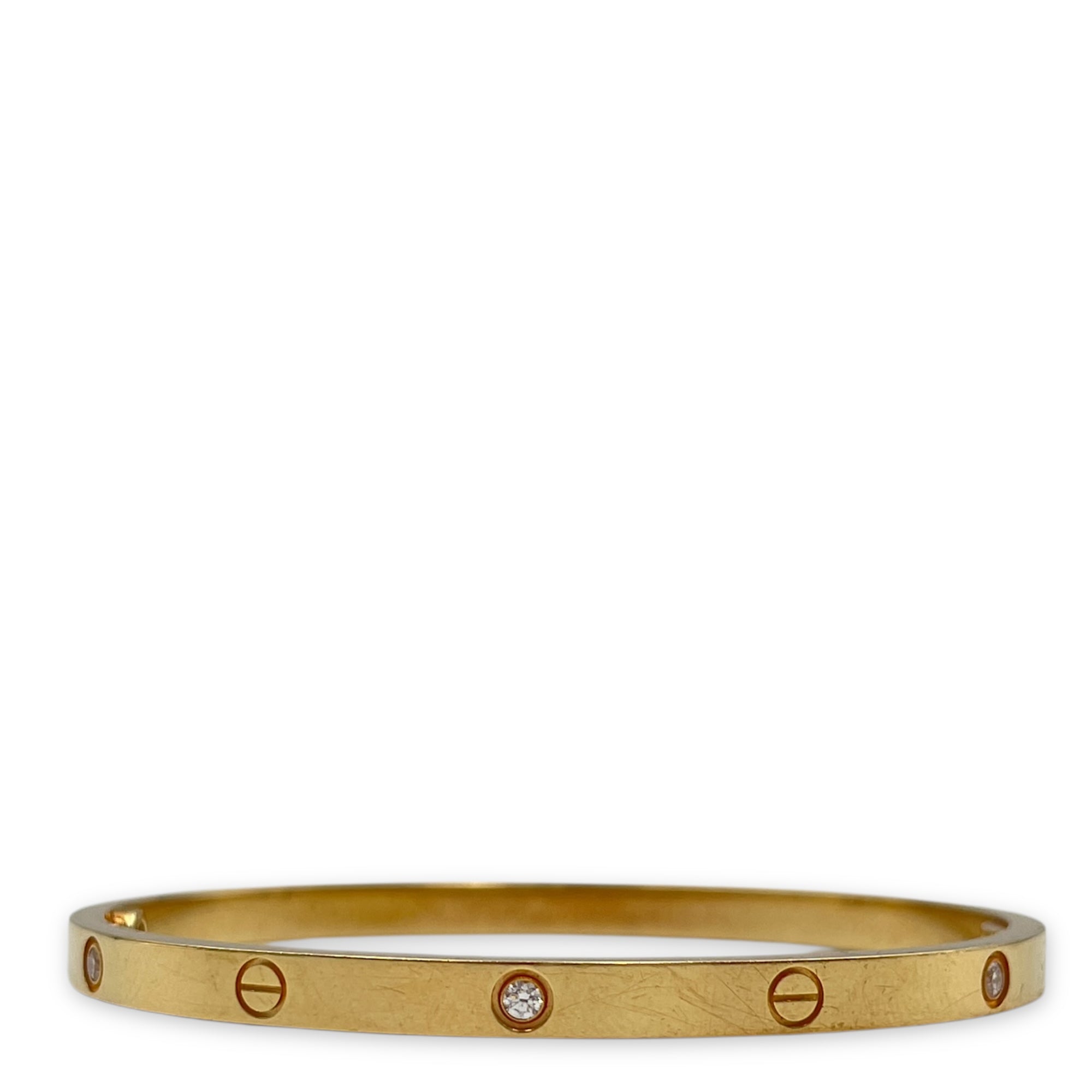 Love Small Model 15 Bracelet in Gold Hardware